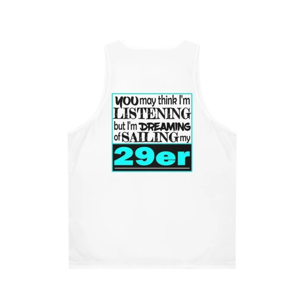 29er Sailing Unisex Tank Top for Sailors and Enthusiasts