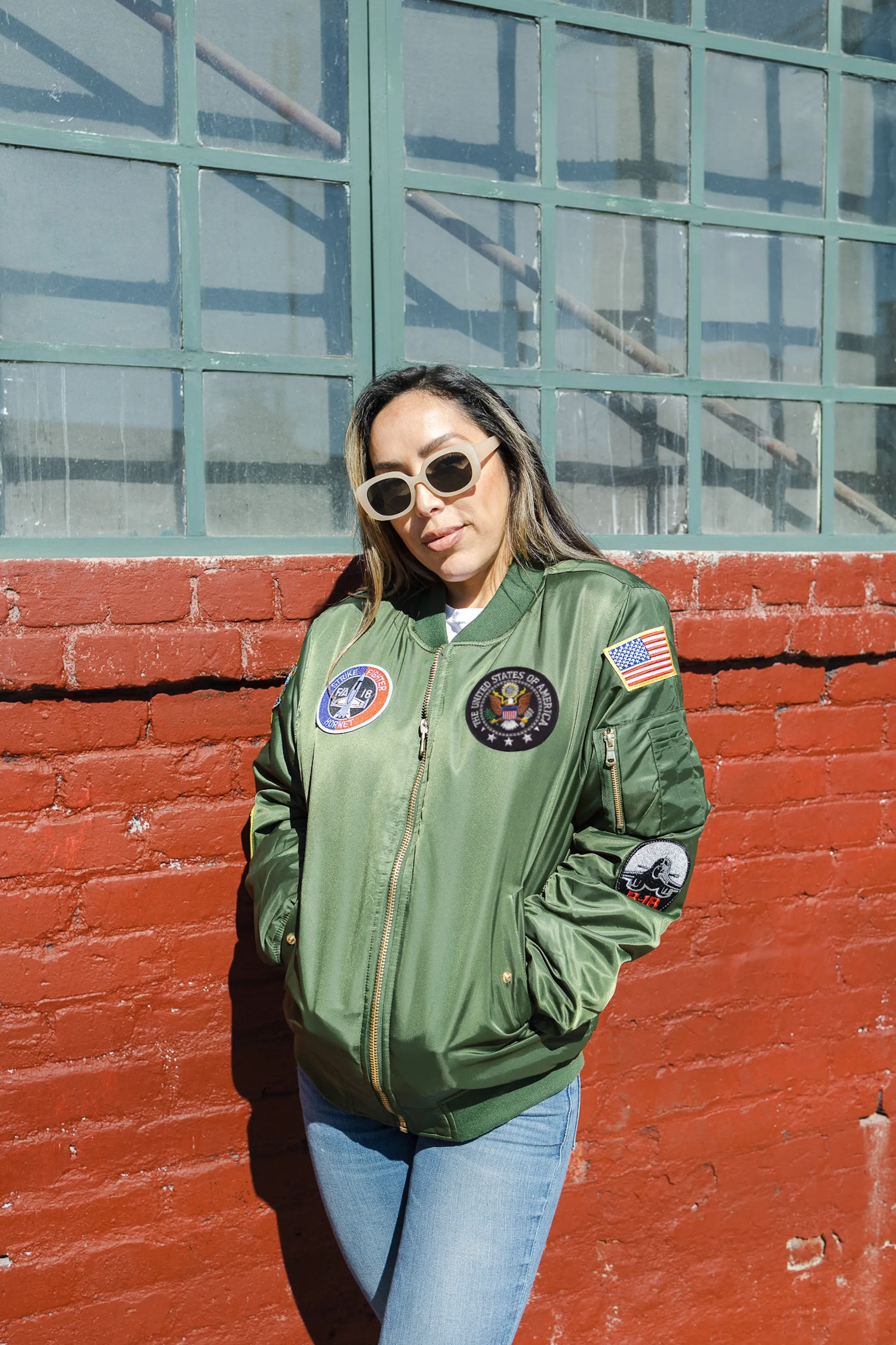 Adult MA-1 Flight Jacket – Sage Green