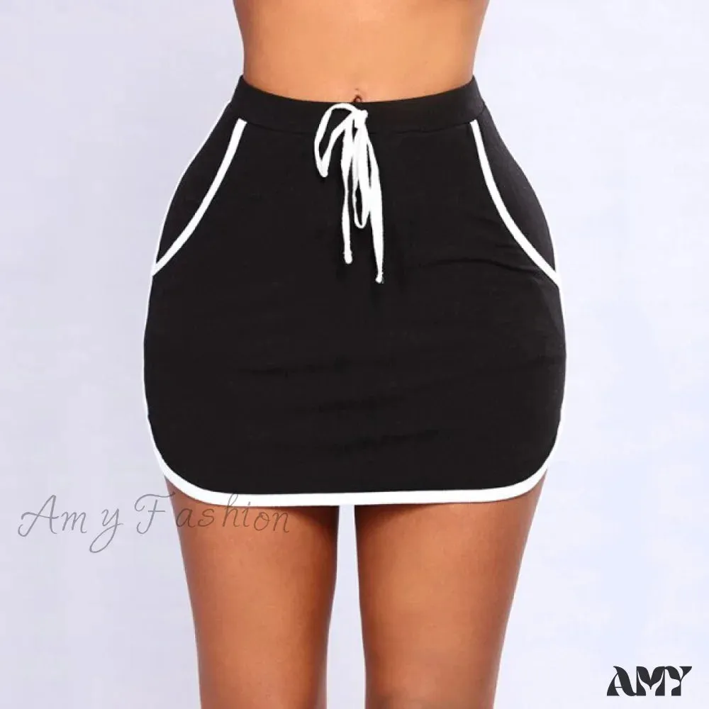 Amy Fashion - Ladies Sport Style Sexy Skirt