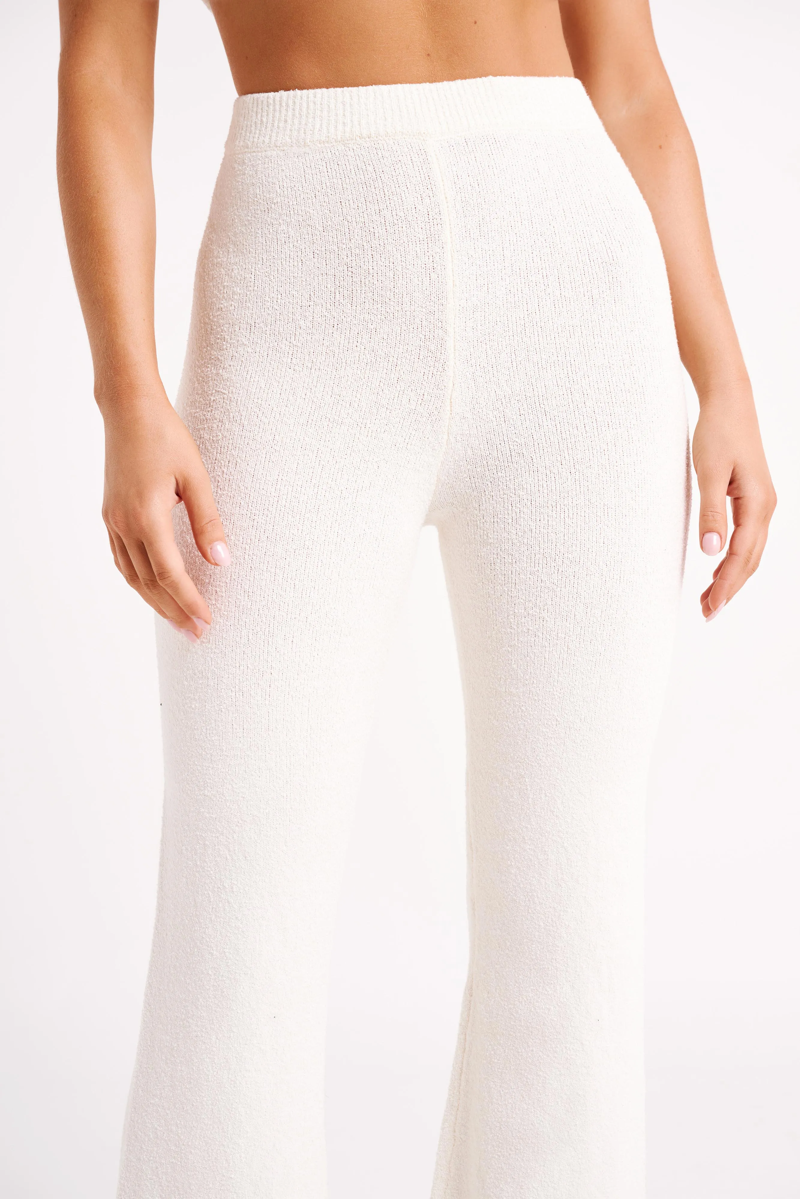 Angelina Knit Pants - Ivory