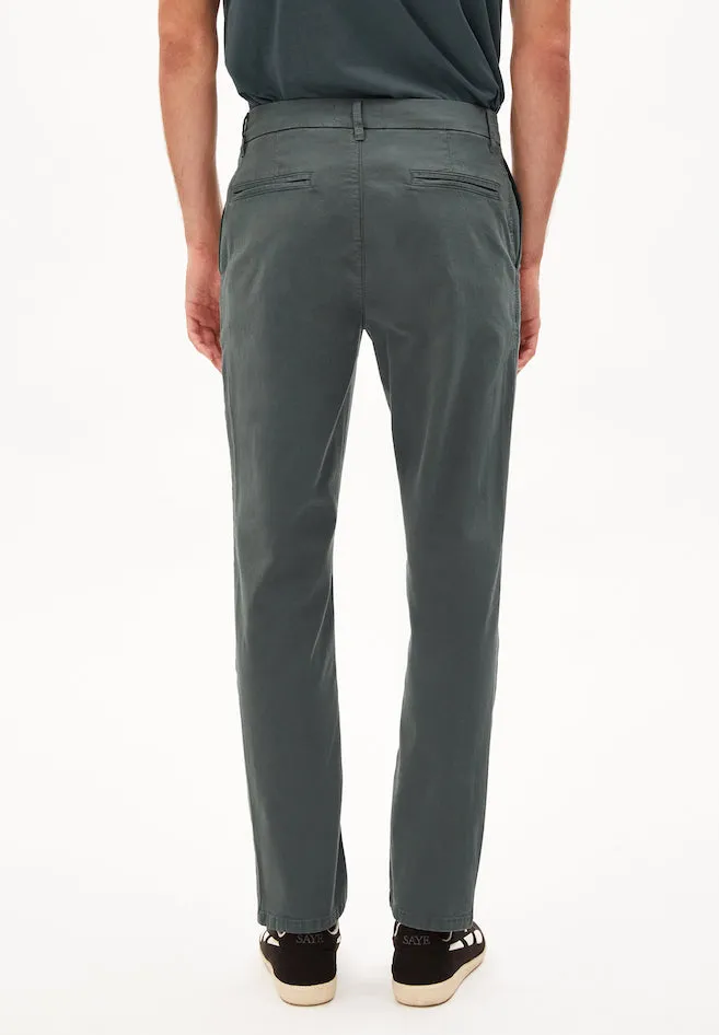 ARMEDANGELS Aathan chino pants space steel men