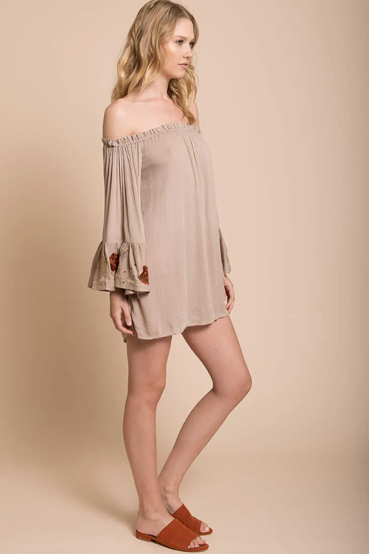 Aubree Loose Dress Taupe