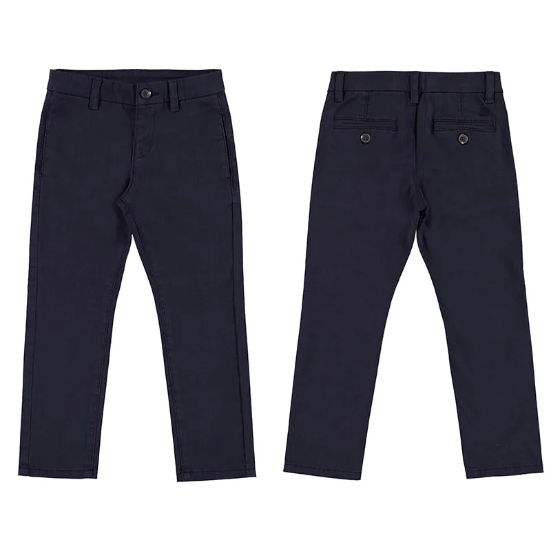 Basic Navy Chino Pant