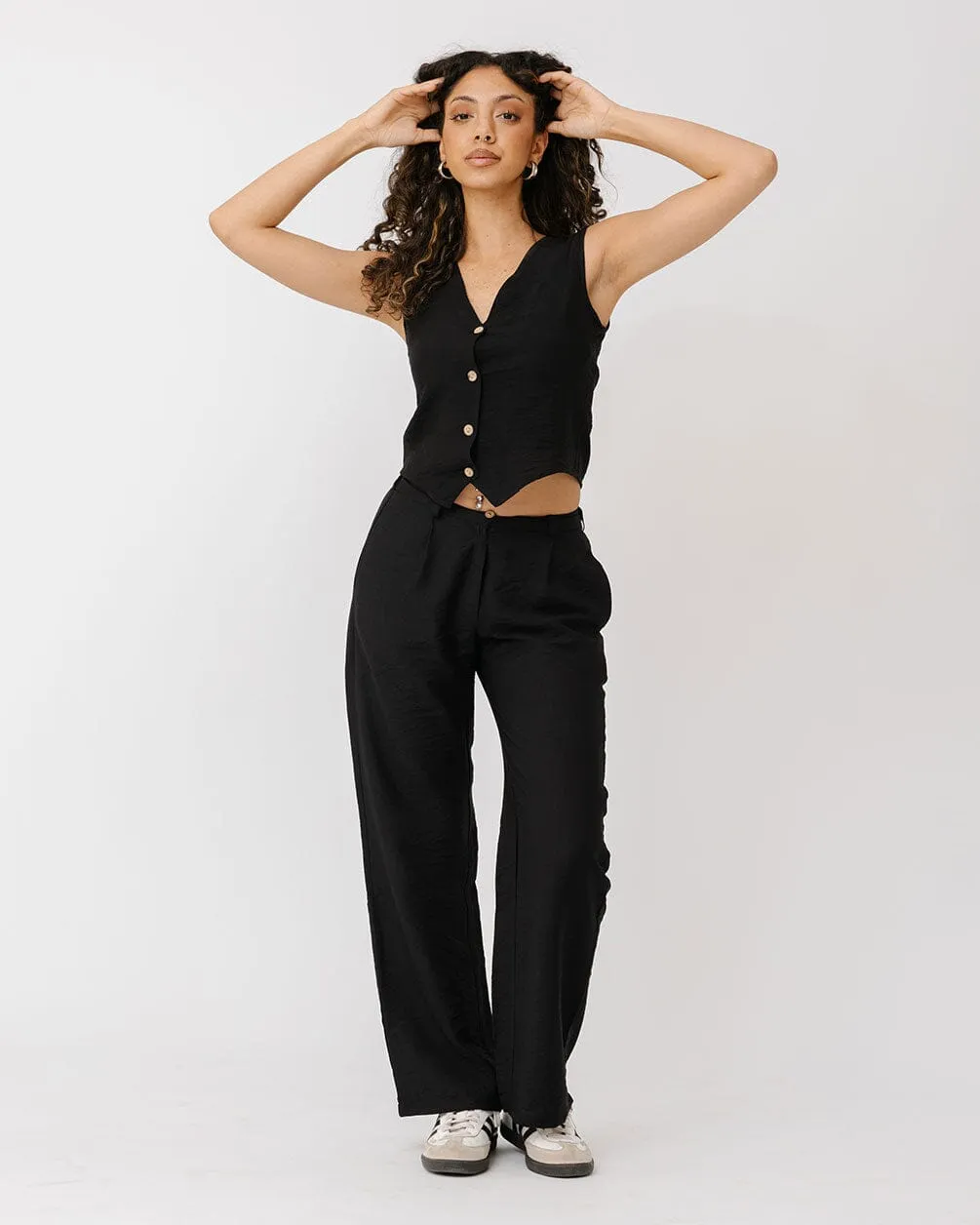 Black Linen Pants