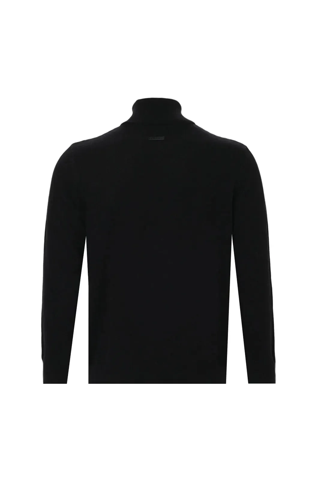 Black Pure Cashmere Men's Sweater