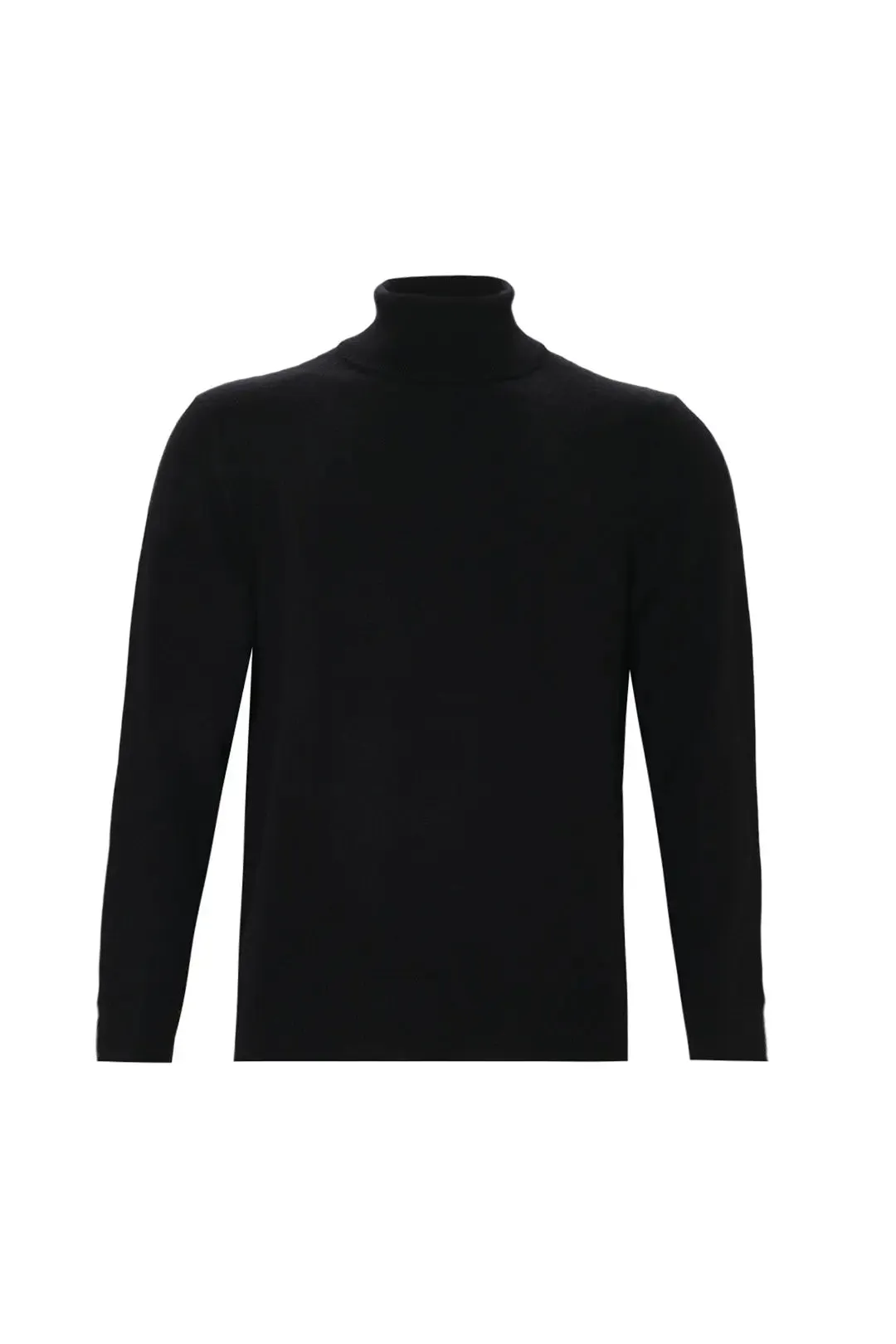 Black Pure Cashmere Men's Sweater