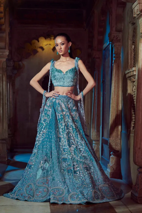 Blue Lehenga