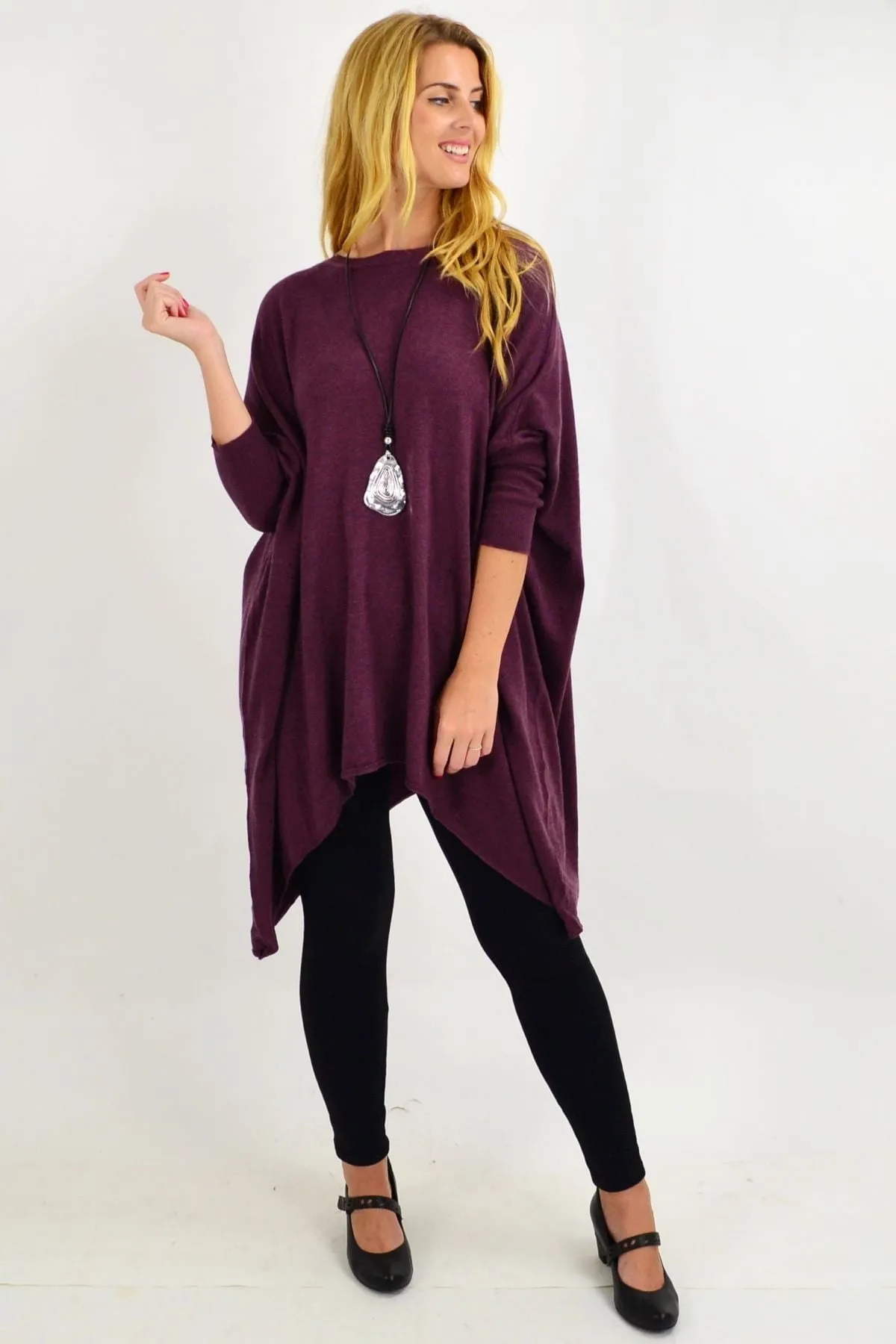 Burgundy Snuggle up Tunic Top