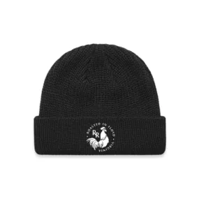 Cable Beanie - Black