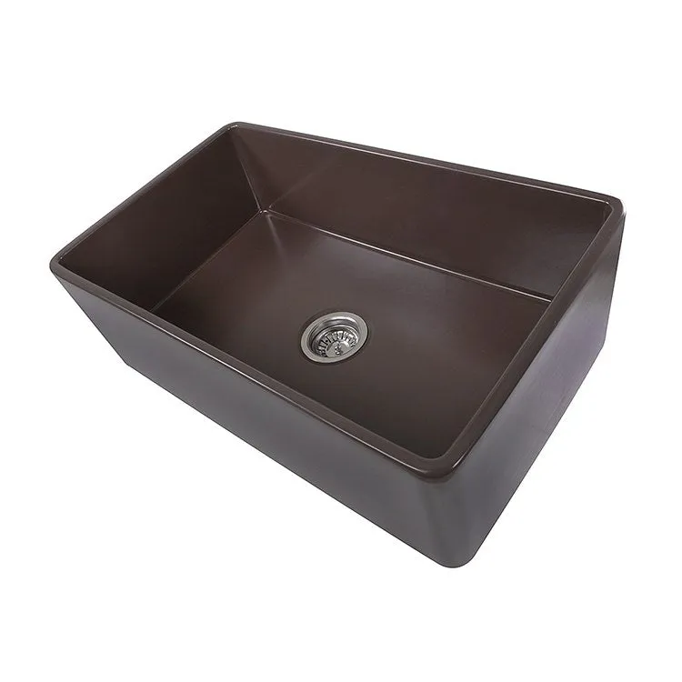 Cape 30-1/4" Single Bowl Fireclay Farmhouse Kitchen Sink