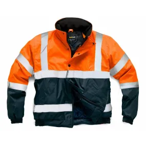 Childrens Hi Vis 2 Tone Bomber Jacket EN ISO 20471