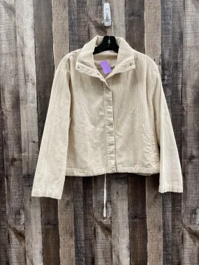 Cream Jacket Shirt Clothes Mentor, Size L