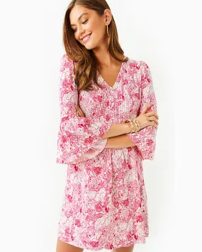 Danika Three Quarter Sleeve Tunic Dress