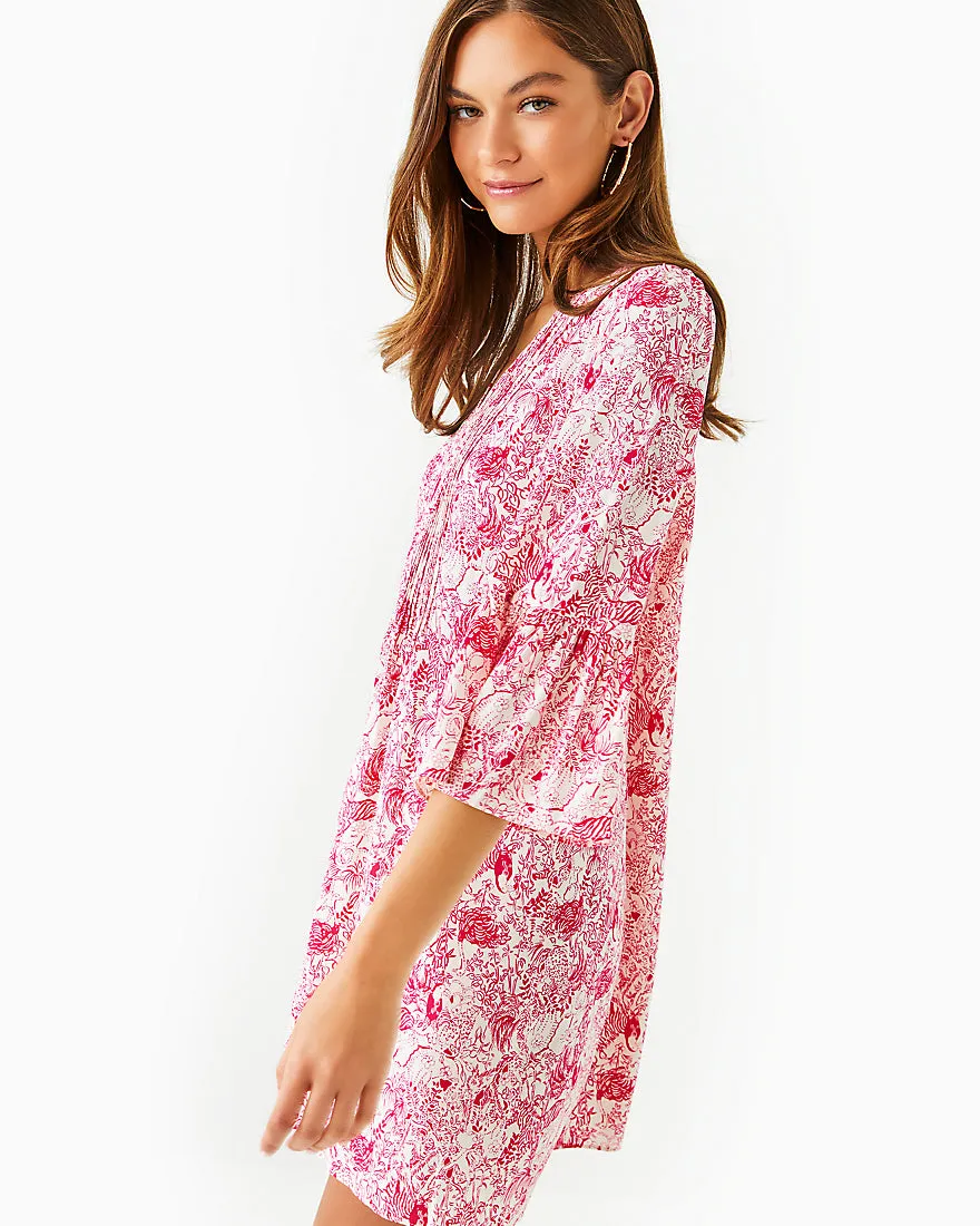 Danika Three Quarter Sleeve Tunic Dress