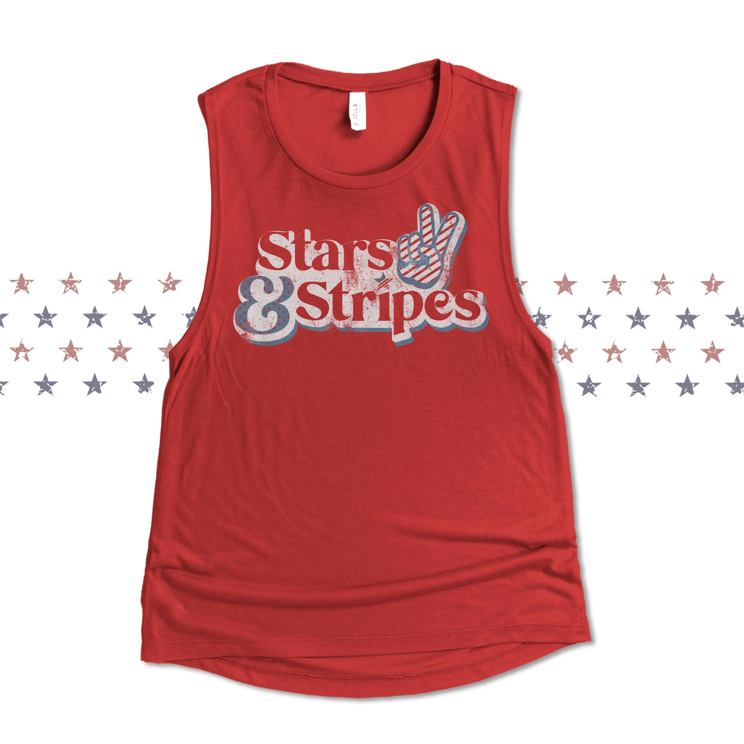 fourth of july bella tank adorable stars & stripes tank top for 4th of july simple 8803 bella tank stars and stripes fourth of july womens