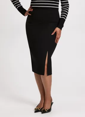 Front Slit Pencil Skirt