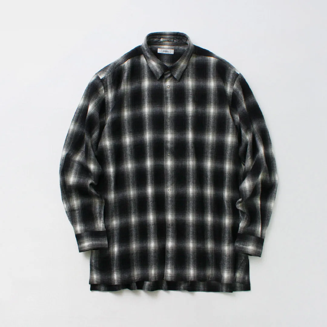 FUJITO / Ring Shirt Ombre Check