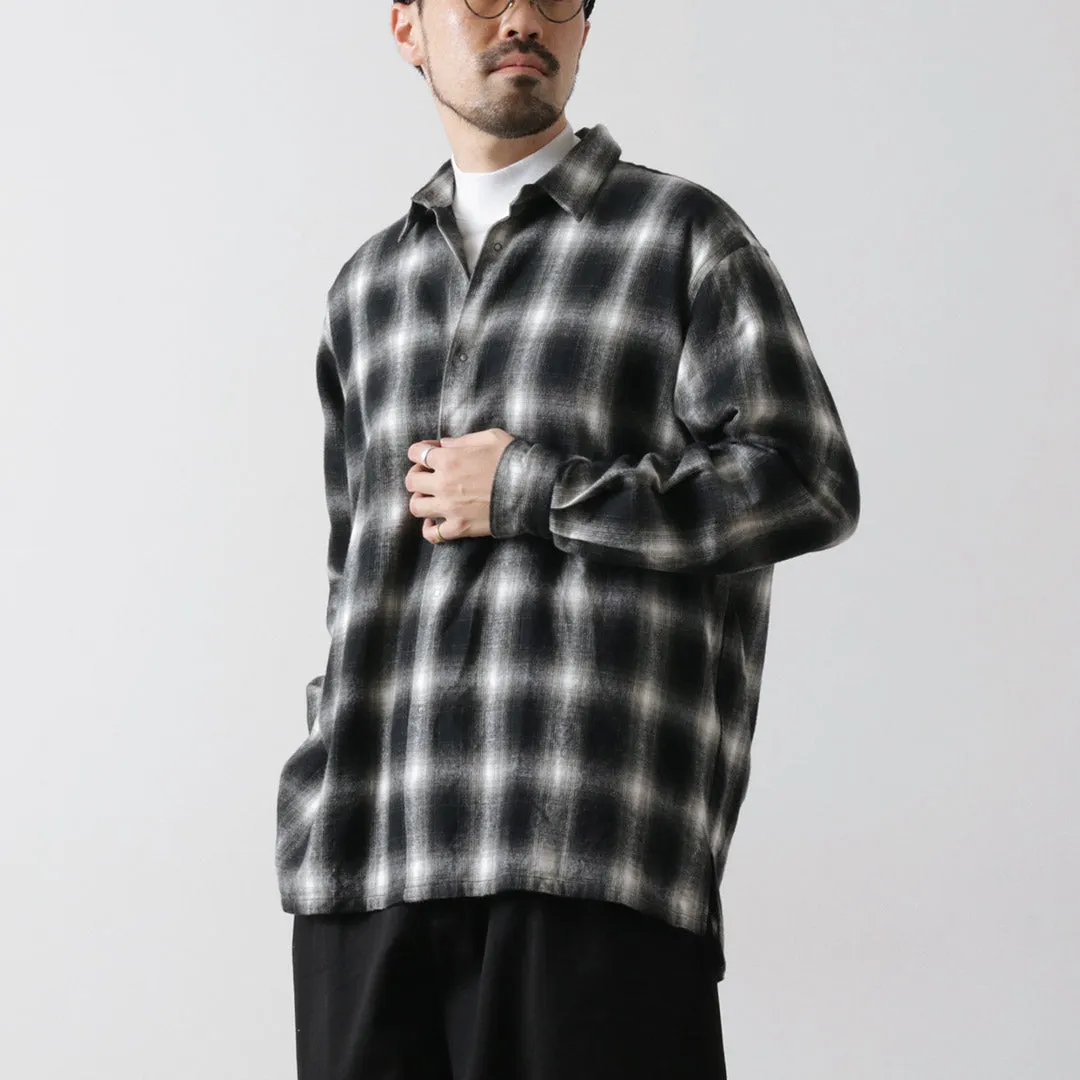 FUJITO / Ring Shirt Ombre Check