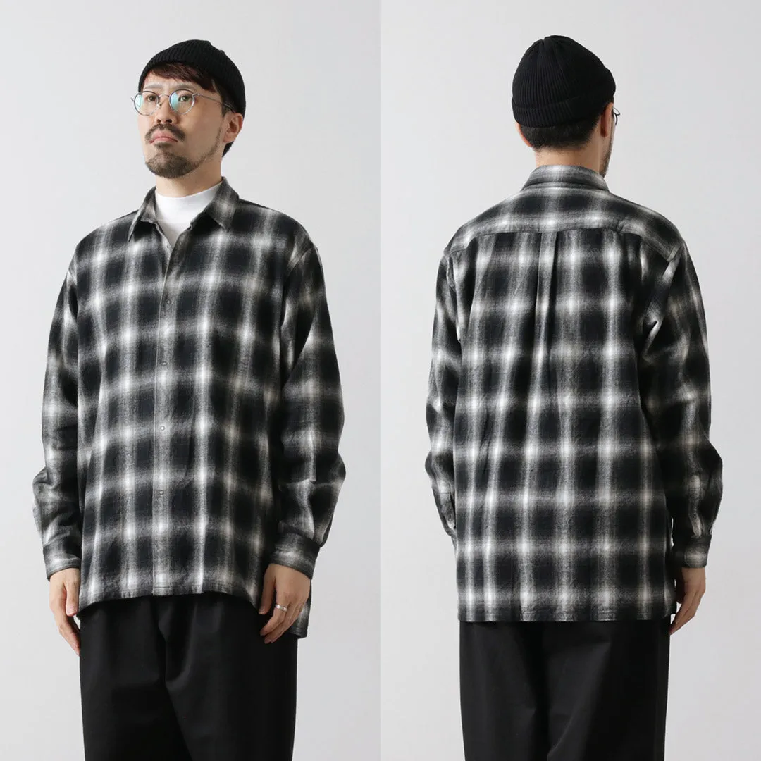 FUJITO / Ring Shirt Ombre Check