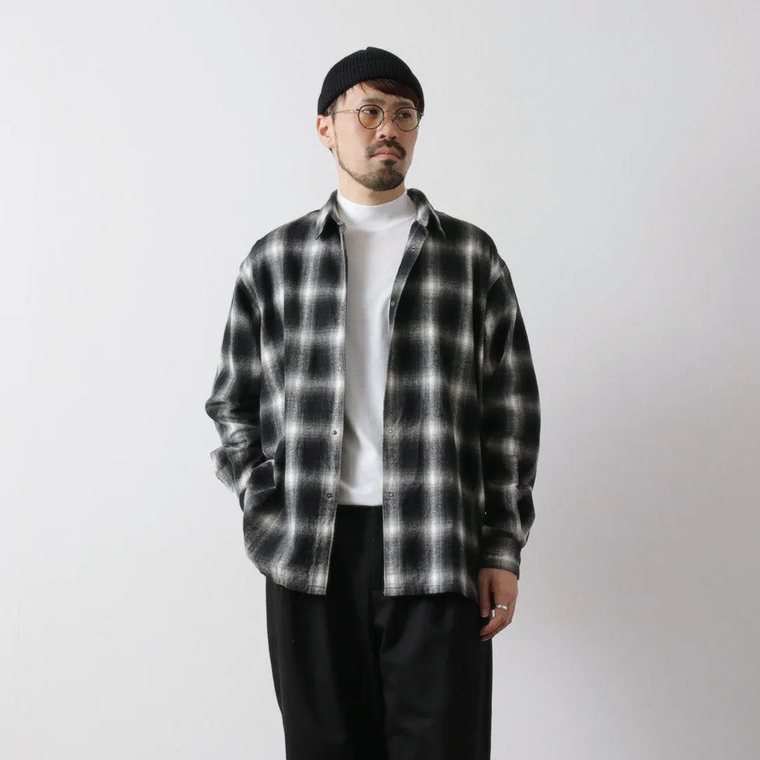 FUJITO / Ring Shirt Ombre Check