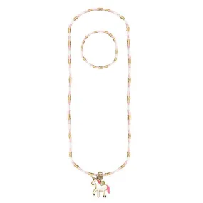 Great Pretenders Magical Unicorn Necklace & Bracelet Set