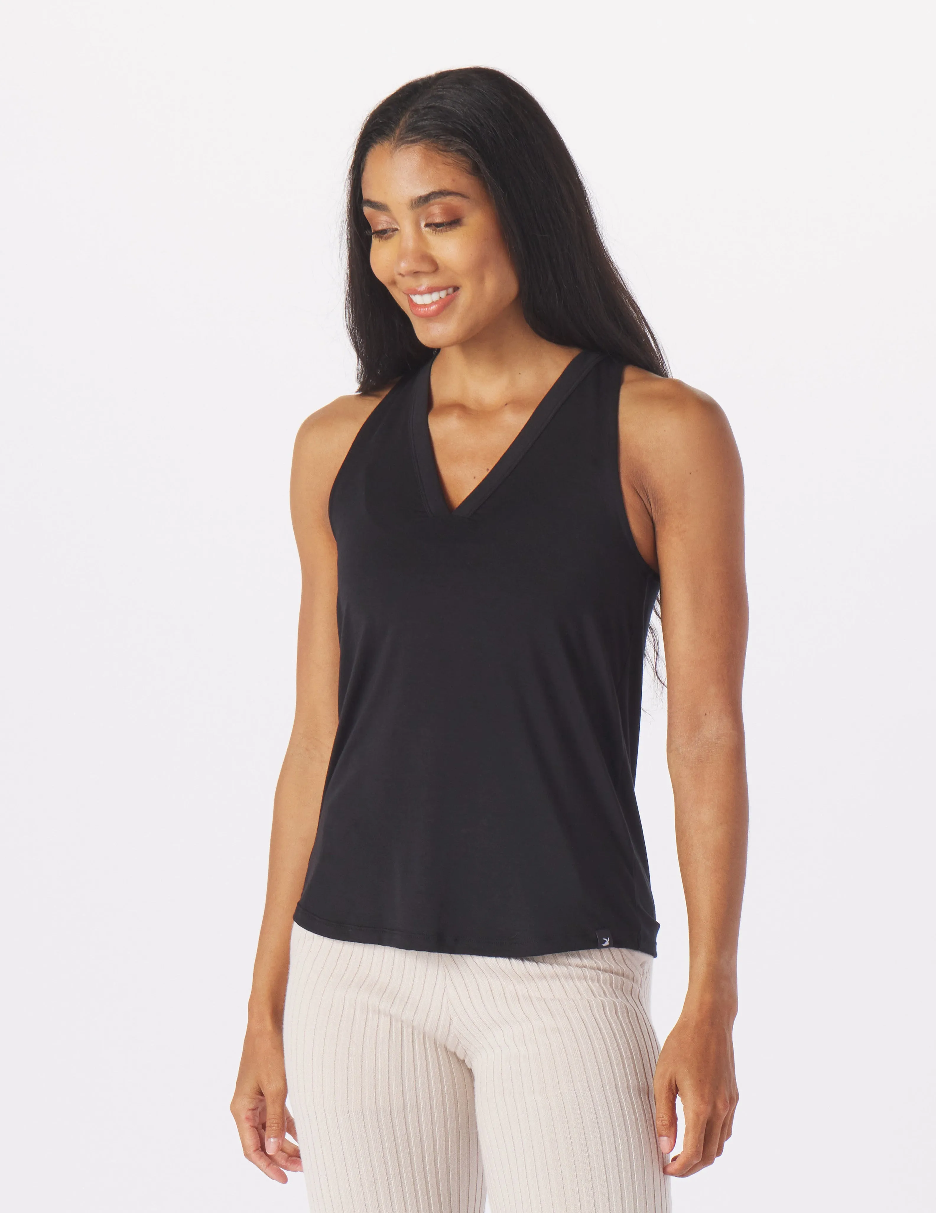 Half Volley Tank: Black