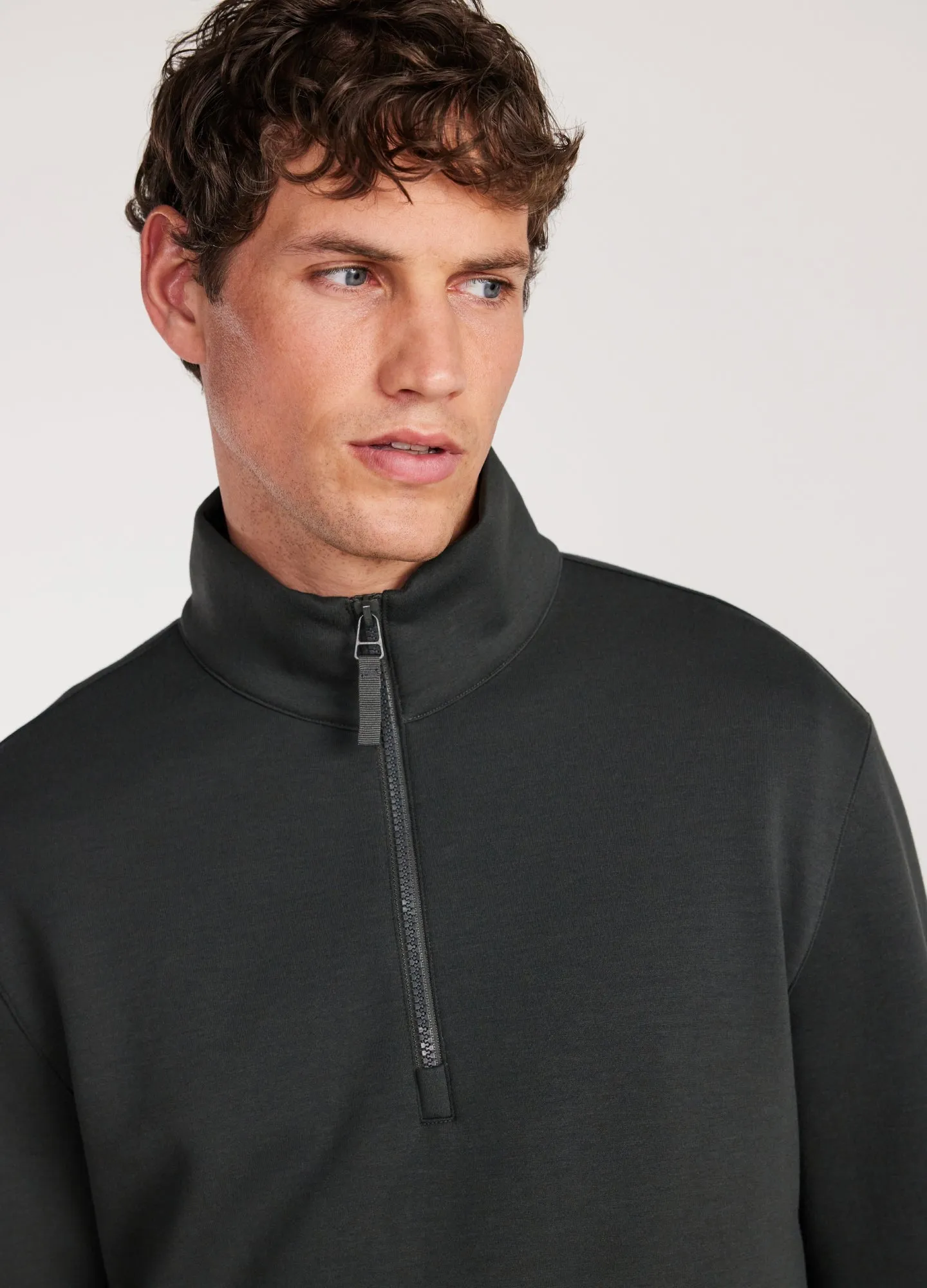 Half Zip Sweatshirt Thyme