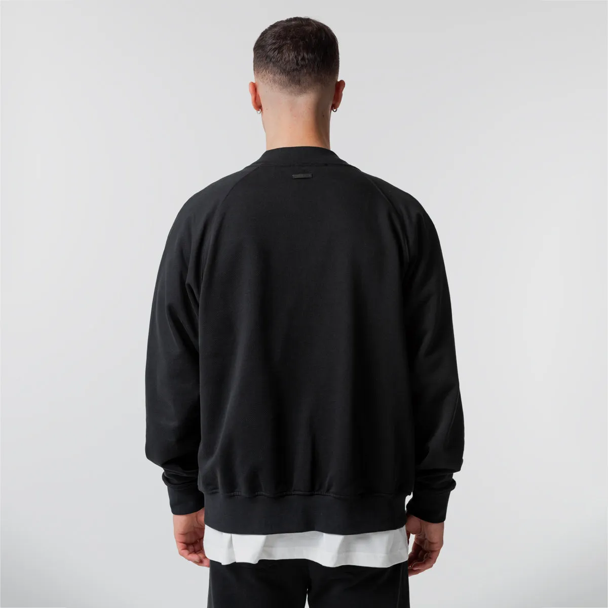 Heavyweight Fleece Bomber | Black