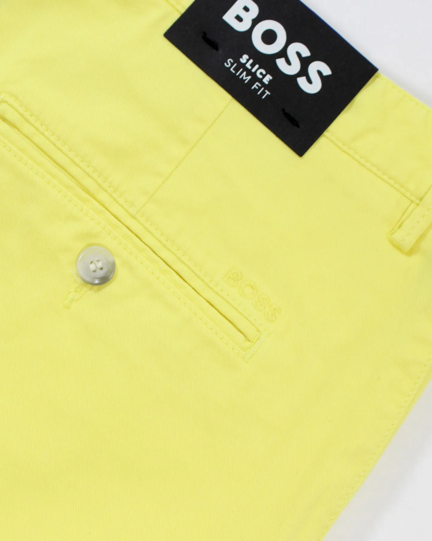 Hugo Boss Shorts Slim Fit Yellow EU 50/ 34 SALE