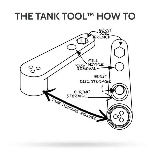 Infamous H2K Ultimate Tank Tool - Gray