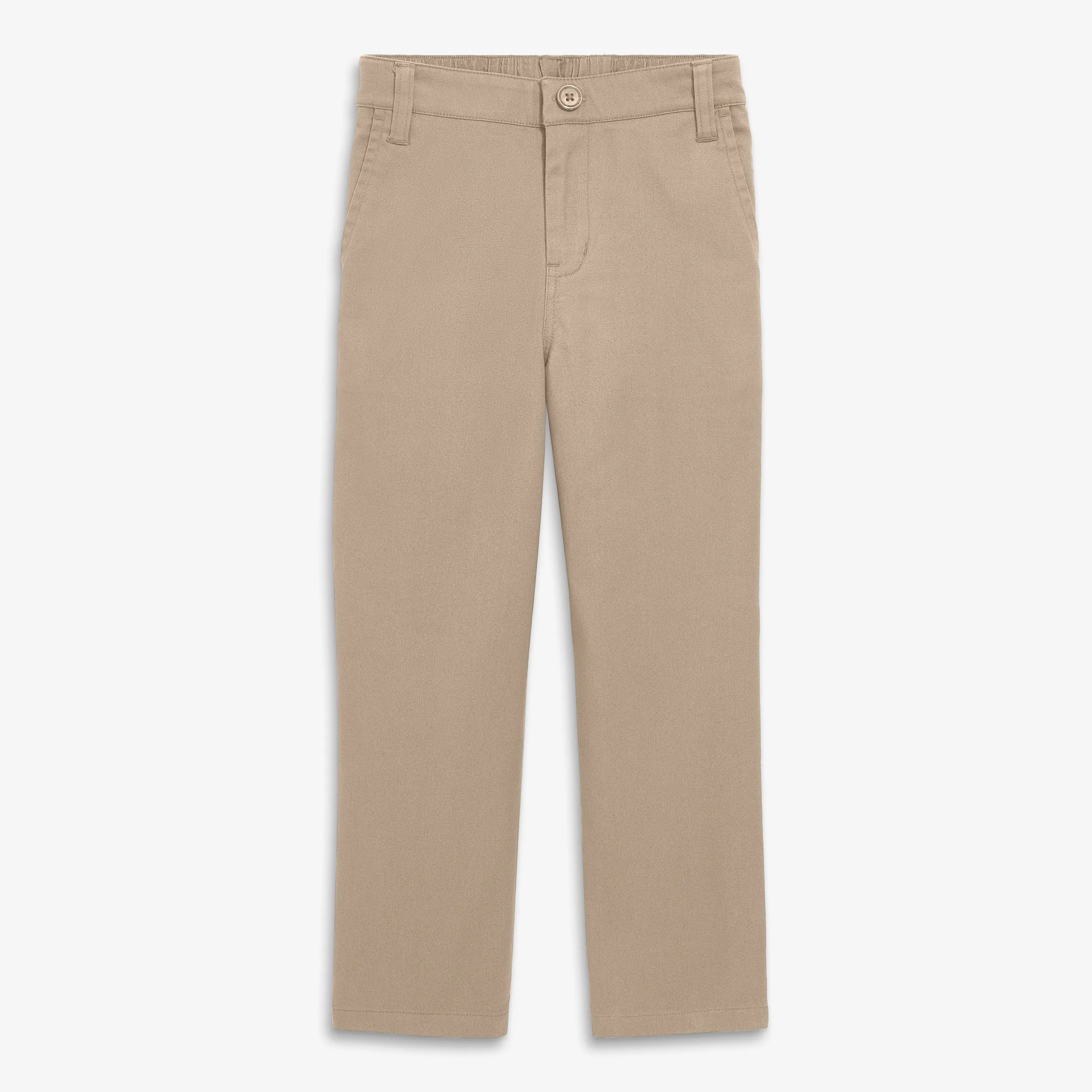 Kids stretch chino elastic-back pant