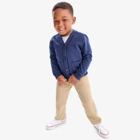 Kids stretch chino elastic-back pant