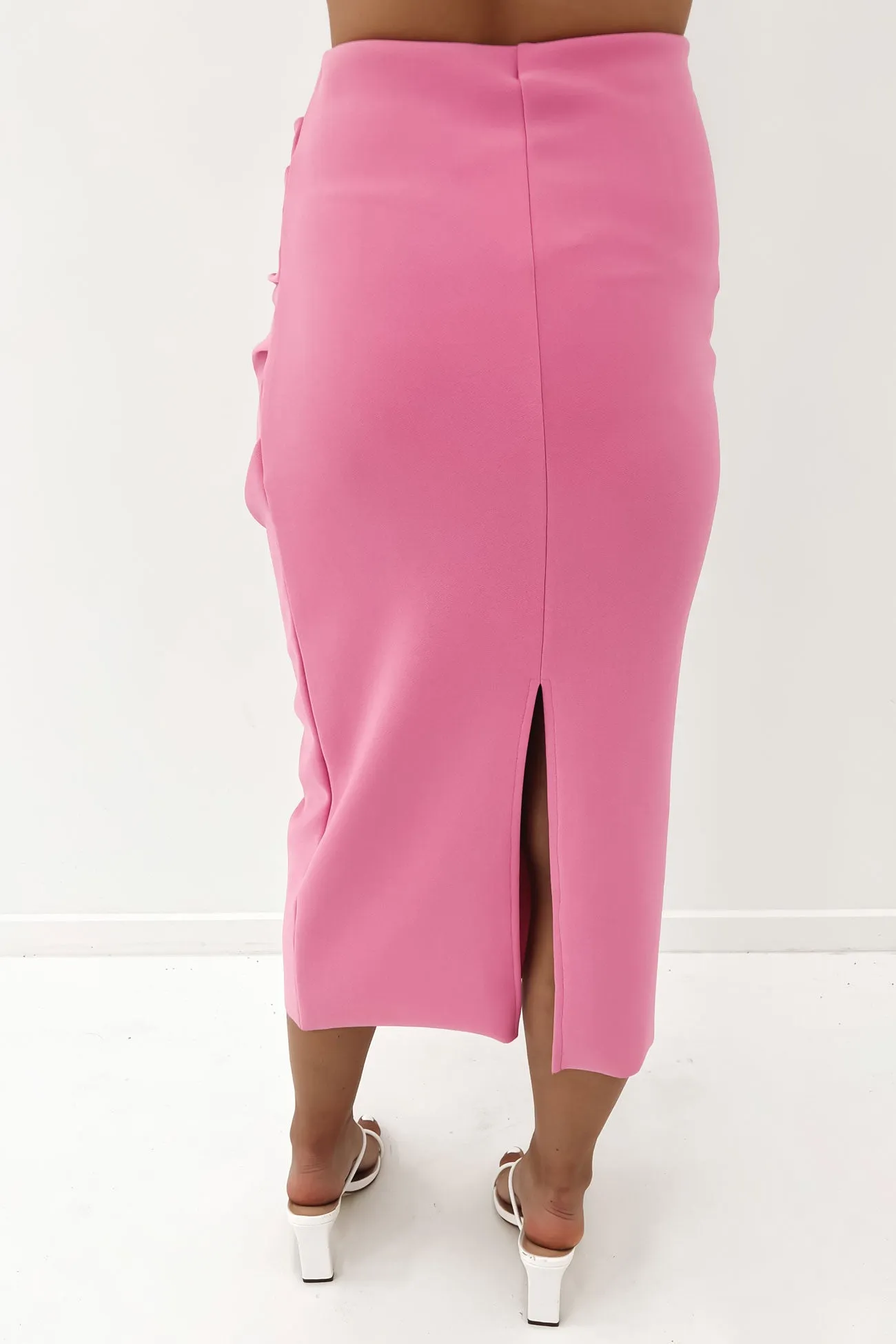 Klara Midi Skirt Pink