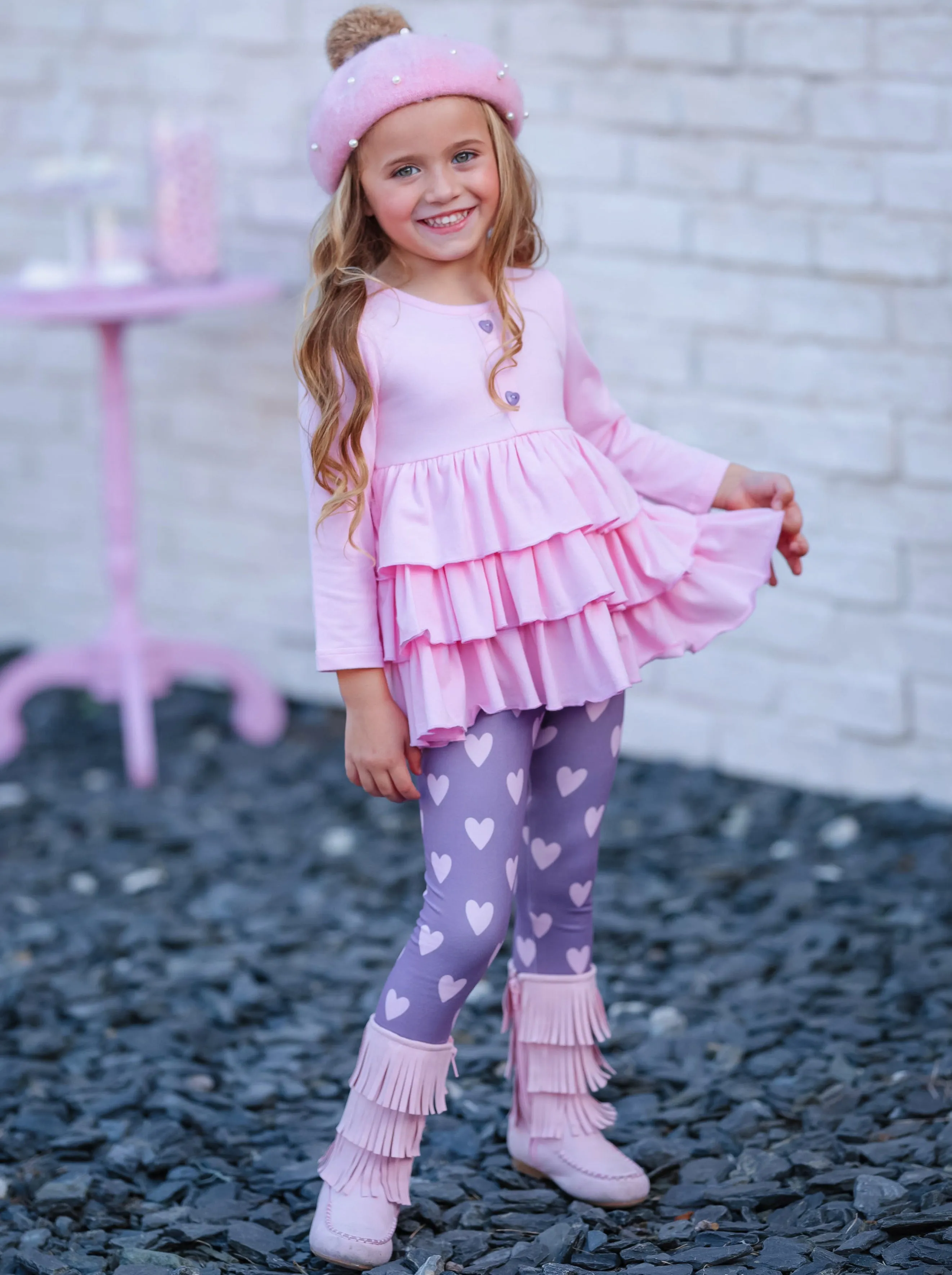 Little Miss Valentine Legging Set