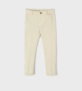 Mayoral Oats Linen Chino Pants