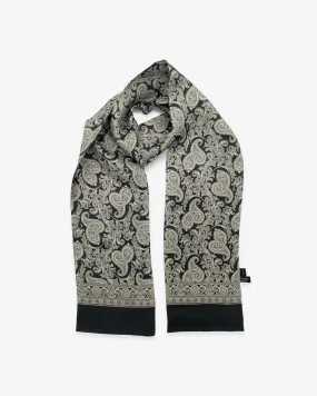 Men's Silk Paisley Scarf - The Jaspar