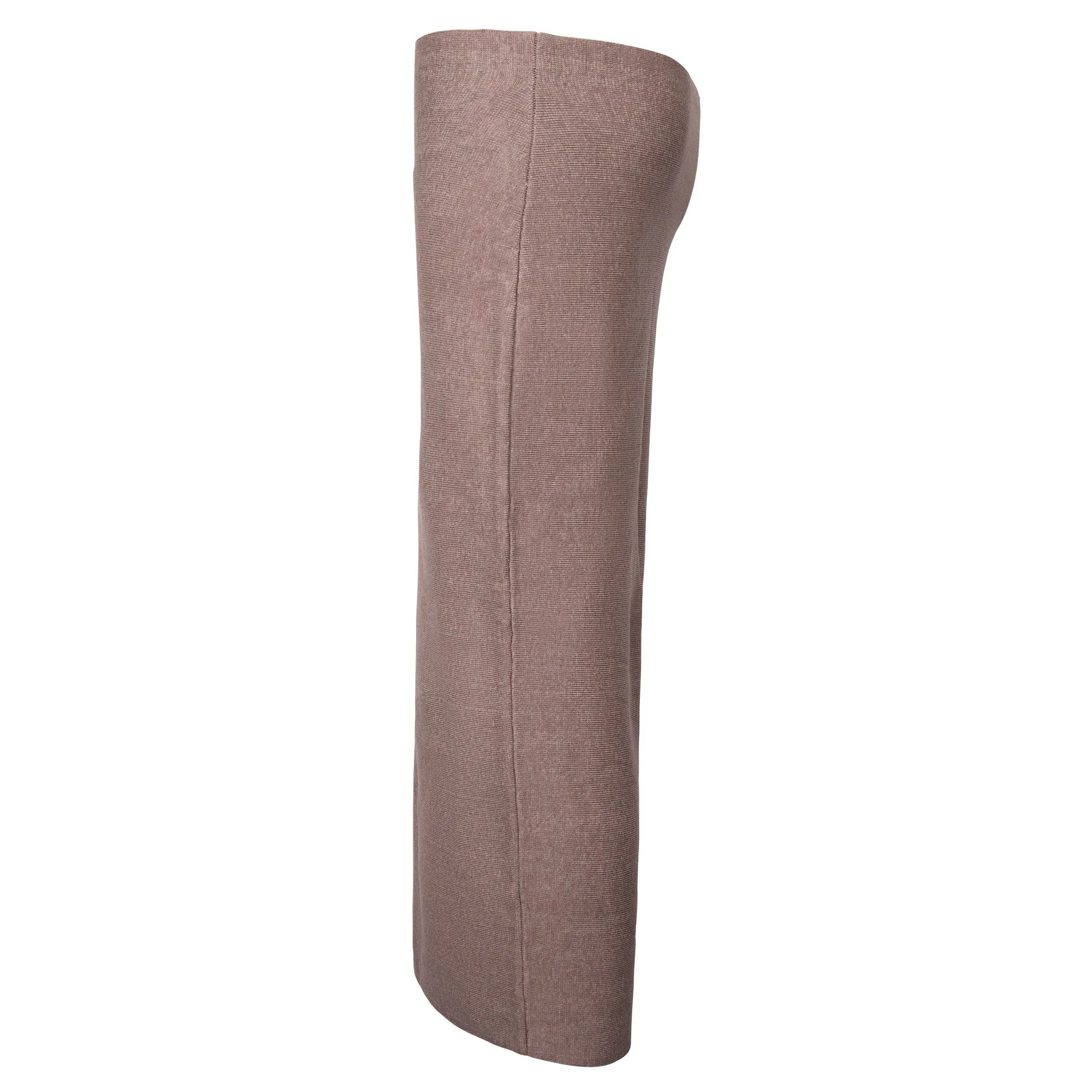 MM STRAIGHT MIDI SKIRT- TAUPE 28"