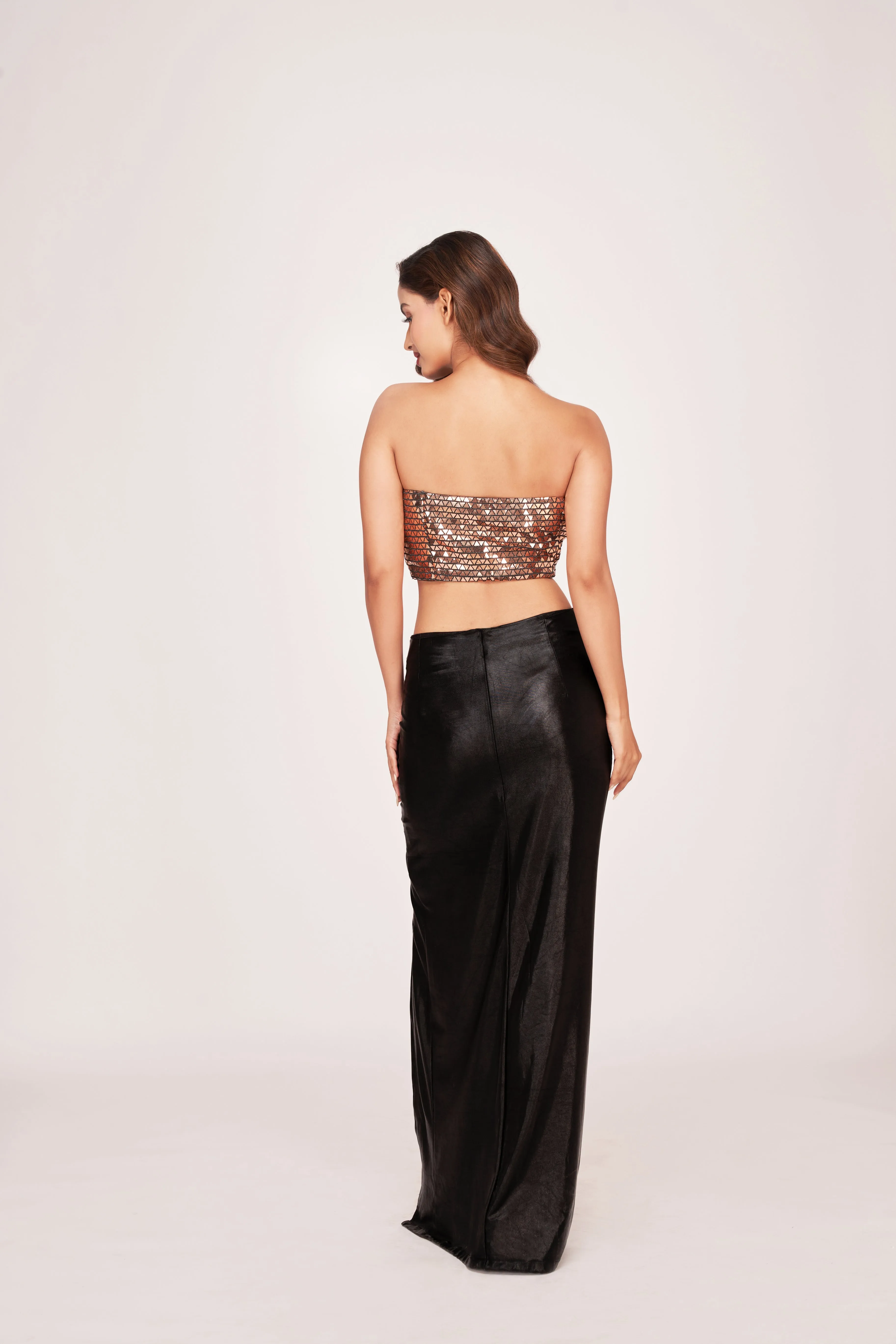 Mocha Noir Cropped Tube Top