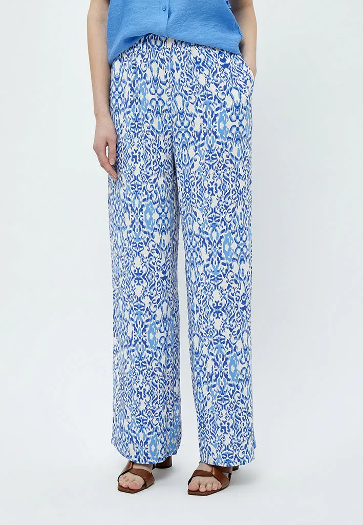 Nicoline Pants - Marina Blue Print