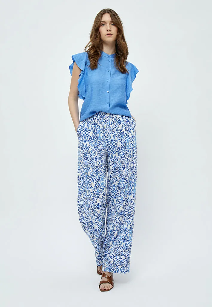 Nicoline Pants - Marina Blue Print