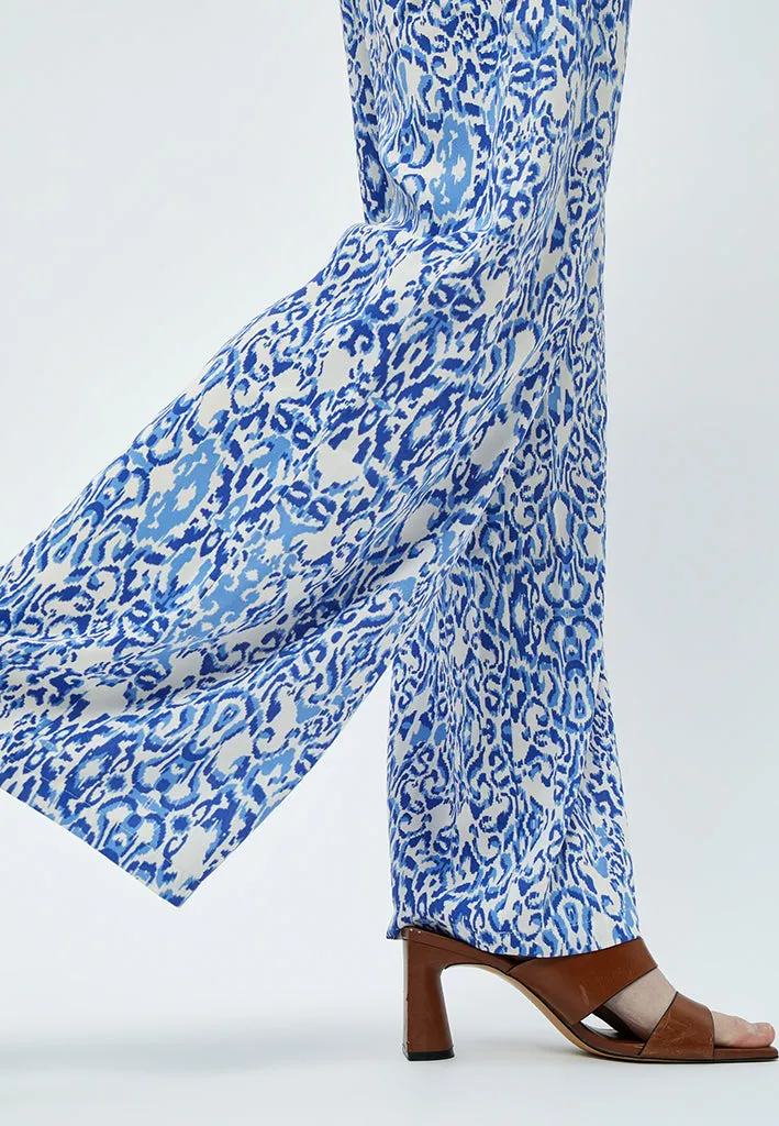 Nicoline Pants - Marina Blue Print