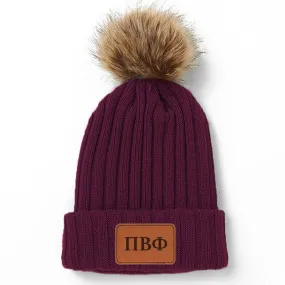 Pi Beta Phi Pom Pom Beanie Hat