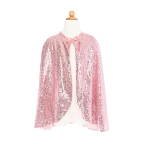 precious pink sequins cape size 5-6