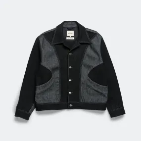 Rebel Jacket - Black Cotton/Wool