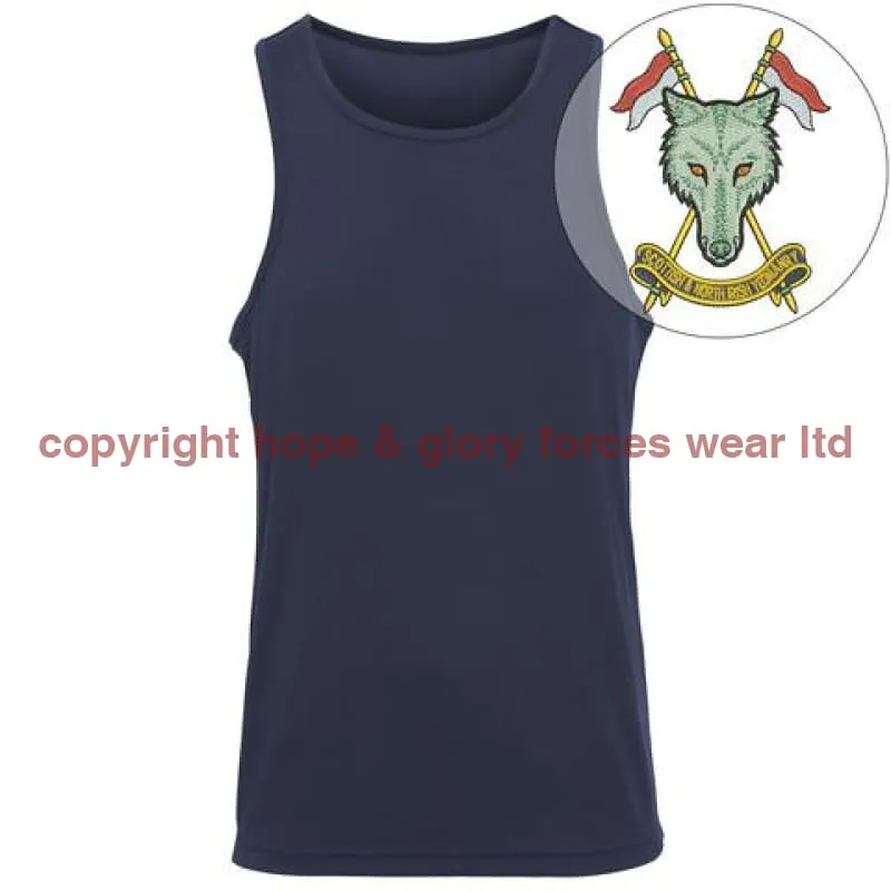 Scottish and North Irish Yeomanry Embroidered Sports Vest