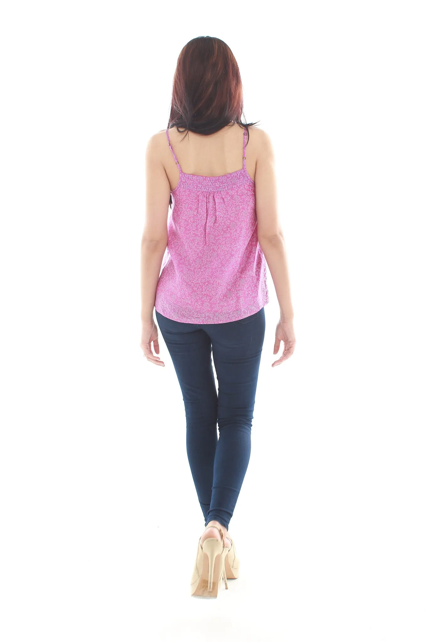 Spaggheti Silk Top (Lavender)