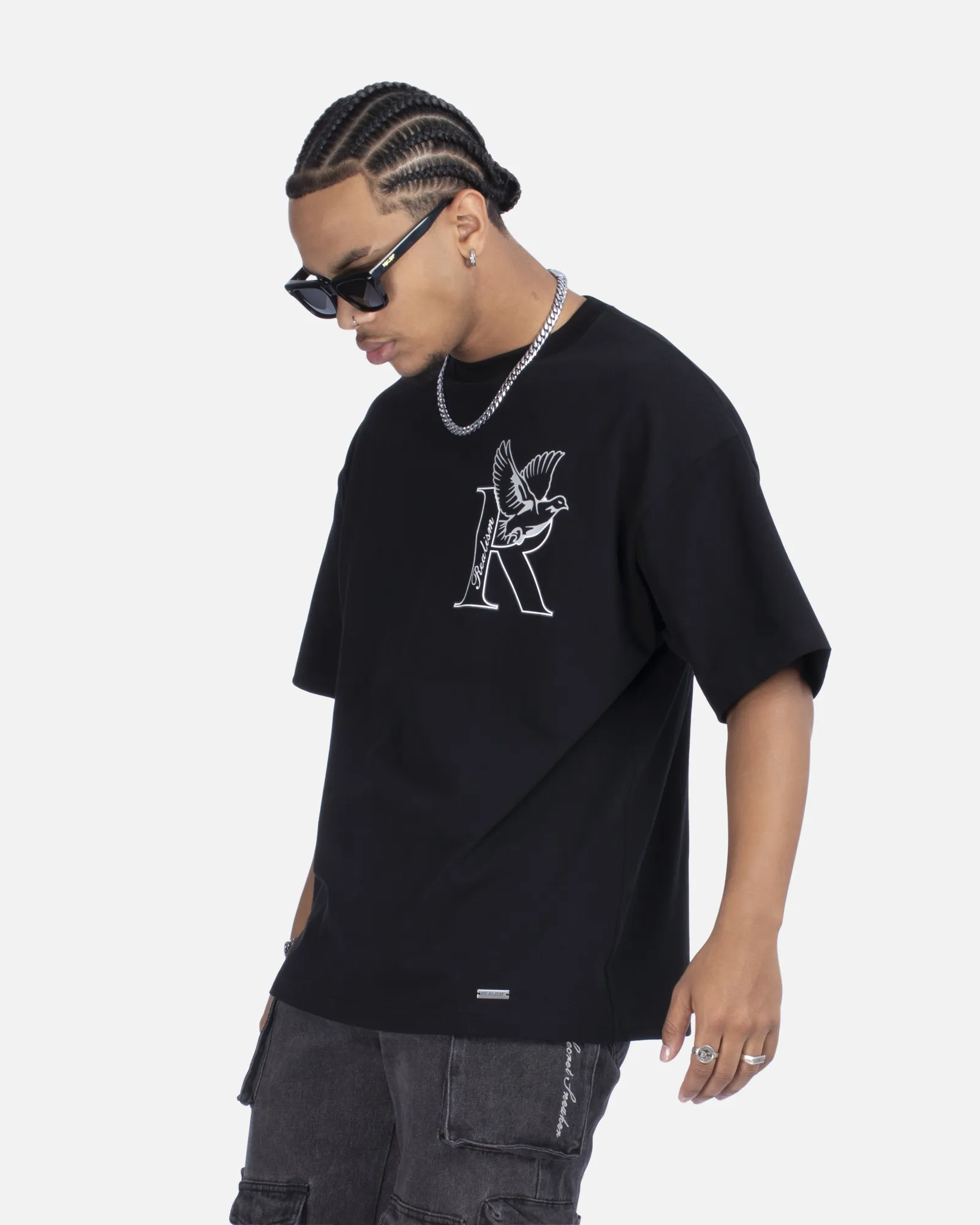 SSS REALISM DOVE LOGO TEE MONOCHROME