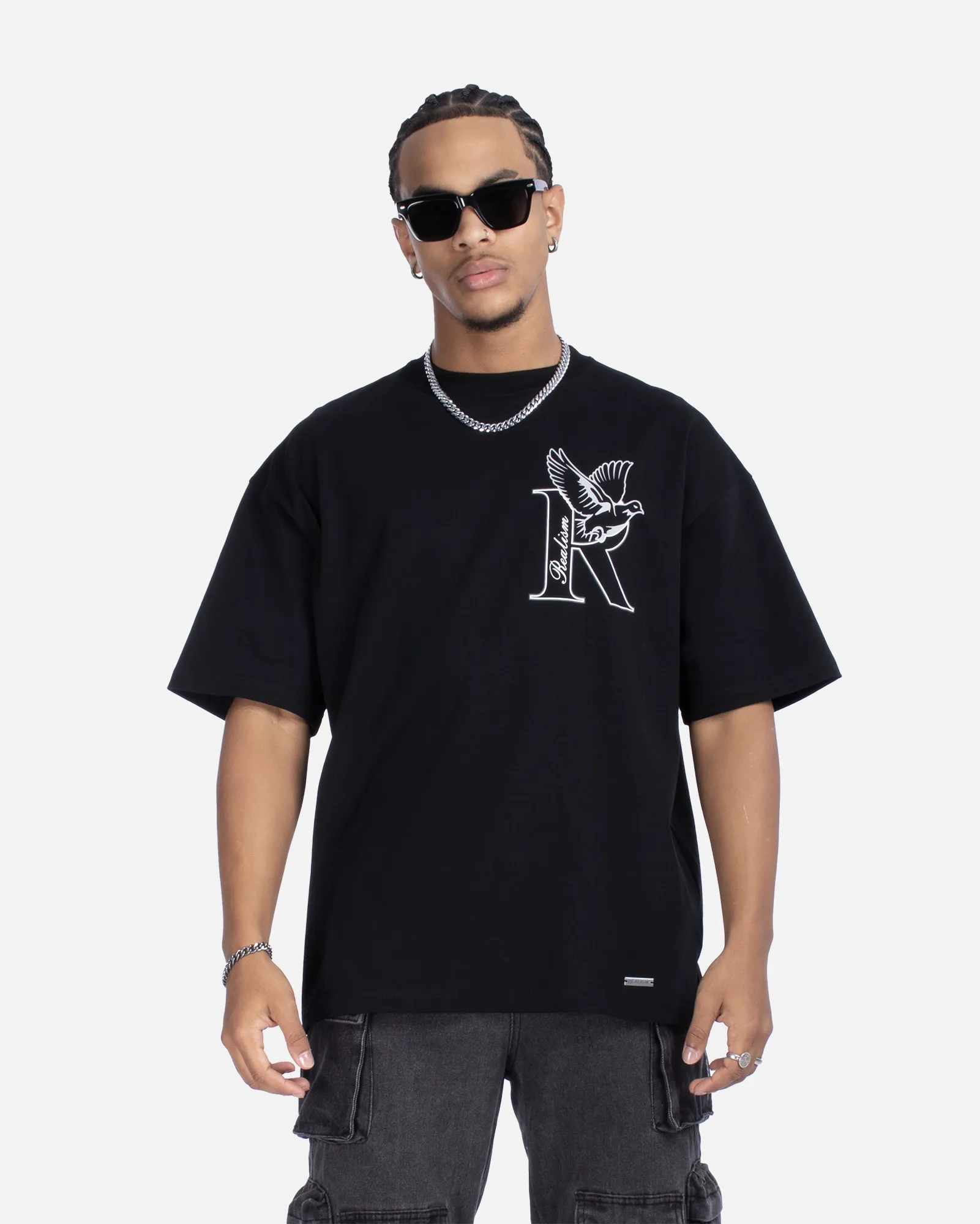 SSS REALISM DOVE LOGO TEE MONOCHROME