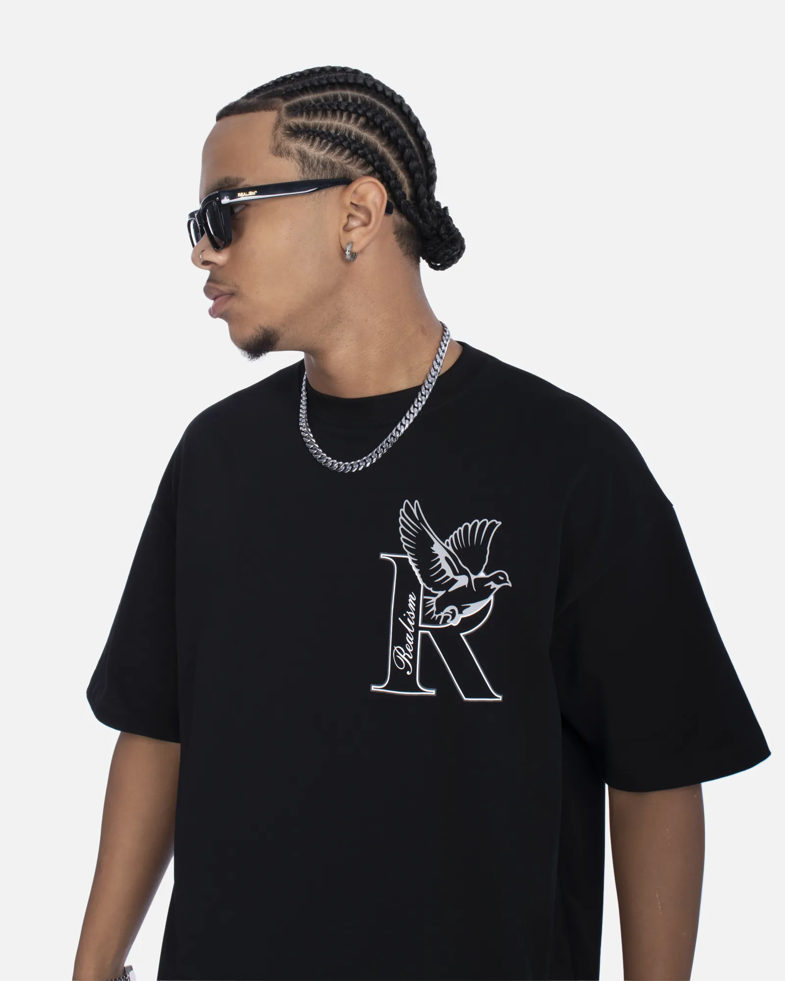 SSS REALISM DOVE LOGO TEE MONOCHROME