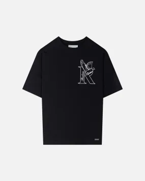 SSS REALISM DOVE LOGO TEE MONOCHROME